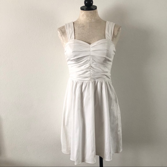 Express Dresses & Skirts - Express White Pin Up Skater Dress